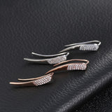 Spring Style Women's Fashion Pepper Design Zircon Earrings 2 Colors Ear Hook Clip Jewelry Christmas Gift 