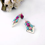 Elegant Color Female Long Personality Classic Earrings Fashion Jewelry 