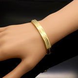 European Fancy Style 18K Real Gold Plated Top Quality 316L Stainless Steel Women Men Jewelry New Trendy Brand Bracelets Bangles