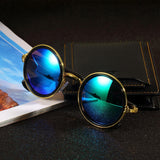 Fashion Brazil illesteva Sunglasses Round Vintage Retro Style Classical Metal Frames Eyewear sun glasses 