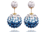 Fashion Charming Crystal Ball Earrings For Women Colorful beads earring jewelry for women