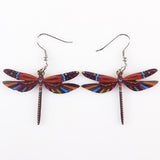 Fashion Dangle Dragonfly Earrings Acrylic Long Drop Earring New Arrival Spring Summer Style For Girls Women Jewelry