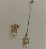 Fashion Gold Stud Earrings for Women Angel Wings Pendientes Mujer Pearl Earring Brincos Jewelry 
