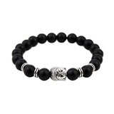 Fashion Jewelry Natural Agate Stone Beads Bracelet Man Elastic Rope Charm Bracelets For Women Gift Pulseras mujer