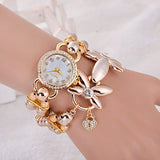 Fashion Luxury Pearl Bracelet Quartz Watches Women Casual Watch Women Wristwatches
