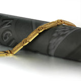 Fashion Steel Man Bracelet Charming 304L Stainless Steel with 18K Gold Plated Bracelet For Men 