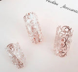 Fashion accessories jewelry New hollow flower finger ring set gift for women girl
