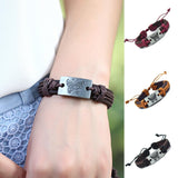 Fashion cuff charm genuine Leather Strap Bracelets & Bangles Vintage Butterfly Bracelet For Women Classic Rope Bangle Bracelet