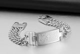 Fashion men bracelets &bangles stainless steel bracelet with cross design jewelry