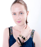 Fashion Accessories women's Beaded Elastic Bracelet 