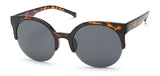 Fashion Alloy Hinge Summer Style Vintage Cat Eye Sunglasses Stylish Women Eyewear Semi-Rimless Sun Glasses Men Round Glasses