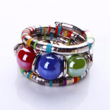 Fashion Bracelets Bangles For Women  Resin Alloy Tibetan Silver Bracelets&Bangles Adjust Bangles Accessories Gifts 