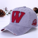 Fashion Caps Letter W Baseball Cap Cotton Knitted Sports Caps Hip-pop Hat Golf Fashion Cap Snapback 