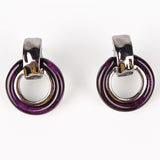 Fashion Jewelry Sets Gunmetal Plated Unique Design RedGrayPurpld Color High Quality Party Gifts
