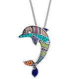 Fashion Jewelry Sets Hight Quality Necklace Sets For Women Jewelry Silver Plated Beads Dolphin Unique Design Party Gift