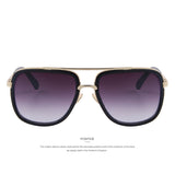 Fashion Men Sunglasses Classic Women Brand Designer Metal Square Sun glasses 