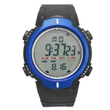 Fashion Men's Women's Waterproof LCD Digital Stopwatch Date Rubber Sport Wrist Watch