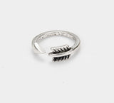 Vintage Turkish Beach Punk Moon Arrow Ring Set Ethnic Carved Silver Plated Boho Midi Finger Ring 6PCS
