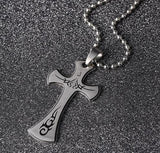 Fashion Silver chain Men Necklaces Jewelry Slippy Bat Batman Sign Pendant Stainless Steel Pendant with Chain Necklace