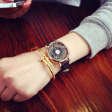 Fashion Super Star Dragon EXO Same Section Hollow Watches Unique Stylish Women Men Casual Quartz Wristwatch Fans Clock