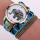 Fashion Top Design Casual Summer Style Fabric Bracelet Wristwatch Women Dress Watches Brand Geneva Long Chain Watch