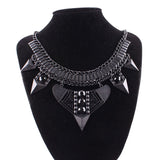 Fashion Vintage Choker Collares Necklaces & Pendants Black Element Statement Necklace Maxi Collier Necklace