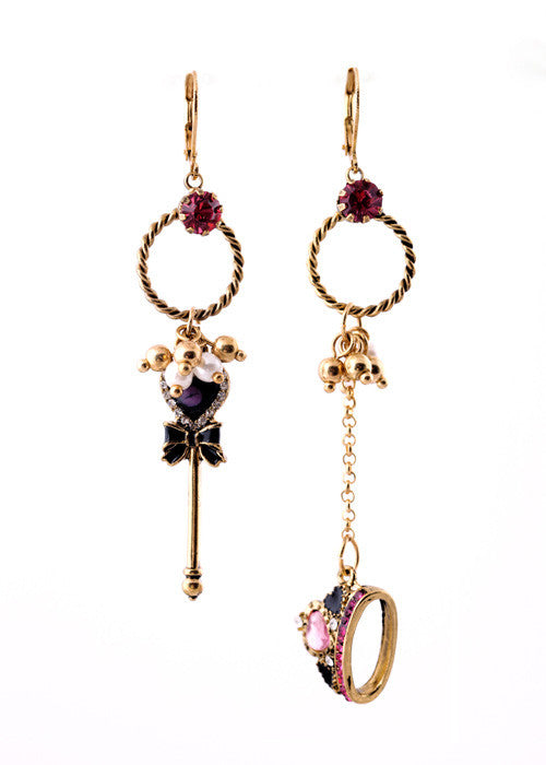 Fashion accessories taiaha Women asymmetrical vintage earrings