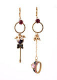 Fashion accessories taiaha Women asymmetrical vintage earrings 