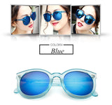 Fashion multicolour Mirror glasses sunglasses women Vintage sunglasses Women Brand Designer sun glasses 