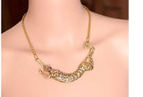 Fashion queen leopard short design necklace shirt chain for women choker necklaces women vintage colar jewelry