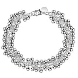 Fashion silver Beads chain bracelet women children best gift cute design jewelry
