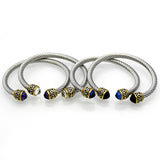 Flashy Diamante Bracelet For Women Stainless Steel Bangles Silver / 18K Gold Fashion Charm Crystal Bijoux Fine Jewelry
