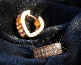 CZ Diamond Brand new Fashion earrings for Women hot hoop Earrings 18k gold silver plated Earrings jewelry