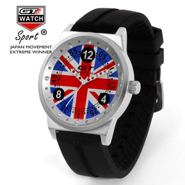 GT WATCH French Flag Montres GT Racing Sport Men's Military Wristwatch Unisex Fashion Women Casual Silicone Trend Watch