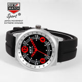 GT WATCH GT3 Racing Sports Speed Relojes Men's Fashion Wristwatch Men Military Pilots Montres Silicone Strap Japan Quartz Watch