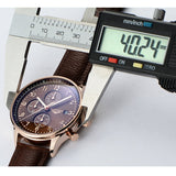 New Fashion Luminous Leather Strap Multifunction Watches Men Quartz Watch Waterproof Wristwatches Male Table Relojes