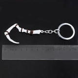 Game Defense Of The Ancients Dota2 Pudge Inscribed Dragonclaw Hook Keychains Men Jewelry Accessorie with Retail Package Cosplay