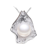 Genuine 10-11mm Natural Freshwater Big Pearl Pendant Necklace Charm Beautiful Jewelry for Women