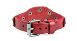 New Fashion Leather bracelet Wrist belt Alloy rivets Casual & Punk style Non-mainstream skull Bracelet