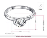 Gift Swiss CZ To Girlfriend Gifts RING ,top quality wedding rings,100% hand made fashion jewelry