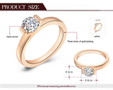 Gift Swiss CZ To Girlfriend Gifts RING ,top quality wedding rings,100% hand made fashion jewelry