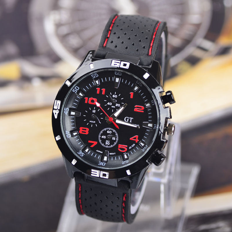 Casual Quartz watch men Military Watches GT sport Wristwatch Silicone Clock Fashion Hours