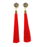 Gold plated New tassel long earrings for women bijoux fashion jewelry 