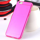 Super Flexible Clear TPU Case For Iphone 6 4.7inch Slim Crystal Back Protect Skin Pure Rubber Phone Cover