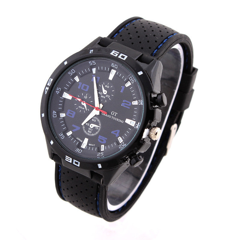 Rubber Strap Silicone Watch F1 GT Men's Sports watch women Casual watches Cycling Analog wristwatch