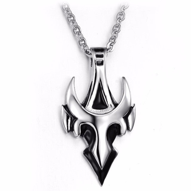 HOT SALE CLASSIC Fashion jewelry Men's Chic unique shape chain Stainless steel male pendant Necklaces for cool men / boy