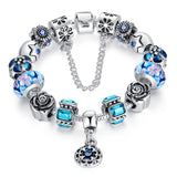 HOT SELL DIY Charms Beads Bracelets for Women 925 Silver Chain New Fashion Jewelry Allergy free Gift