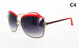 High Quality Brand Designer sunglasses Fashion Vintage Sun glasses women White frame glasses