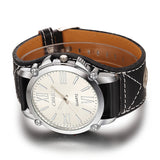 igh Quality CRRJU Brand Leather Watch Women Ladies Fashion Dress Quartz Wristwatches Roman Numerals Watches Christmas gift
