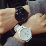 High Quality Fashion Brand Soft Silicone Strap Jelly Quartz Watch Wristwatches for Women Ladies Lovers Black White